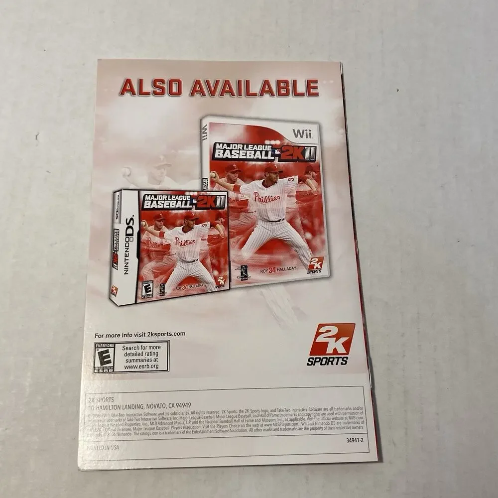 Top Spin 4 Nintendo Wii Game Complete With Manual 2k Sports Preowned